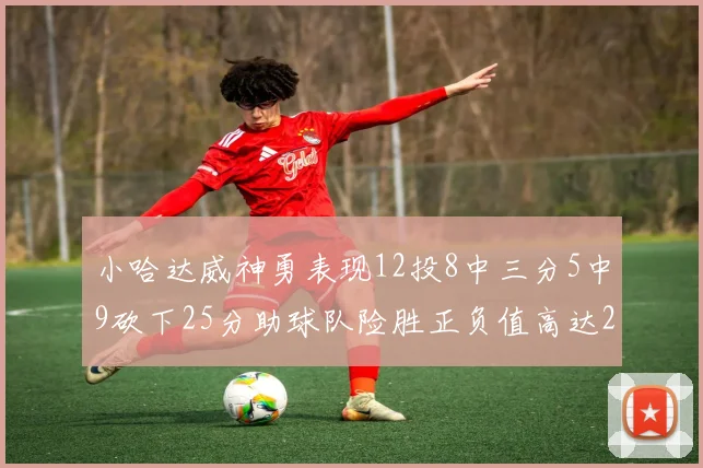 小哈达威神勇表现12投8中三分5中9砍下25分助球队险胜正负值高达27